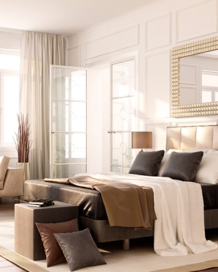 Dormitorul luxuriu Bauhaus